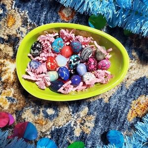 Natural Stone Polished Eggs 5 Pieces